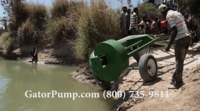 Introducing the GATOR PUMP lightweight portable Cart Pump Introducing the GATOR PUMP lightweight portable Cart Pump